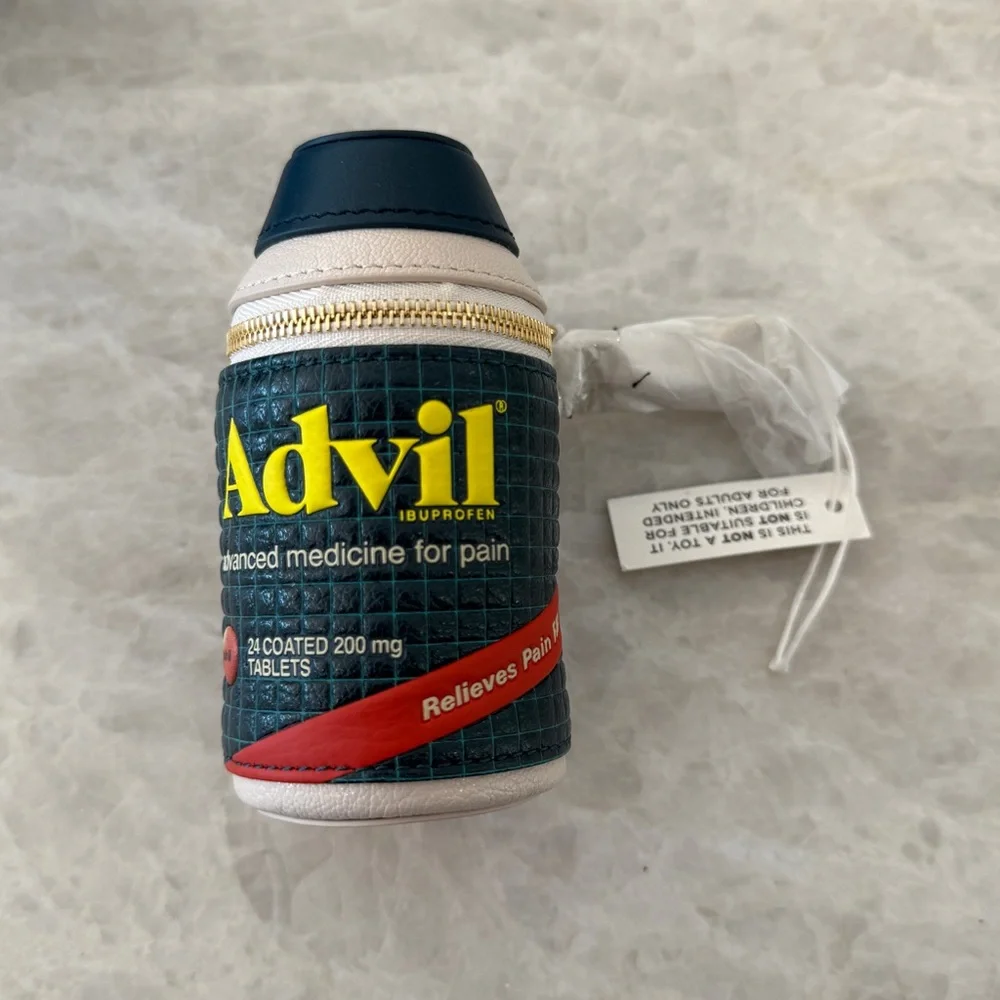 Anya Hindmarch Brands Ad Vil Coin Purse Bag Charm Keychain - Picture 3 of 10